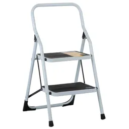 Escalera Plegable 2 Pasos Acero Capacidad 150kg