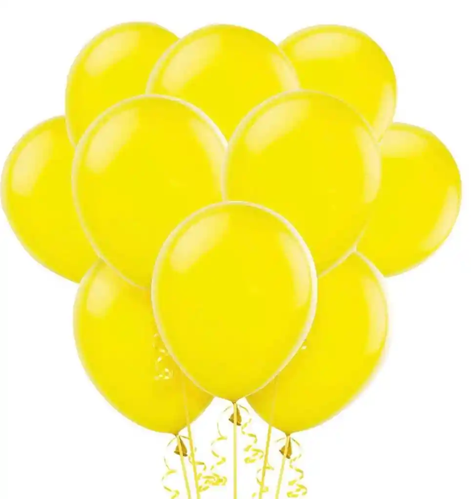 Bombas O Globos R-9 Amarilla Rumatex X12 Unidades