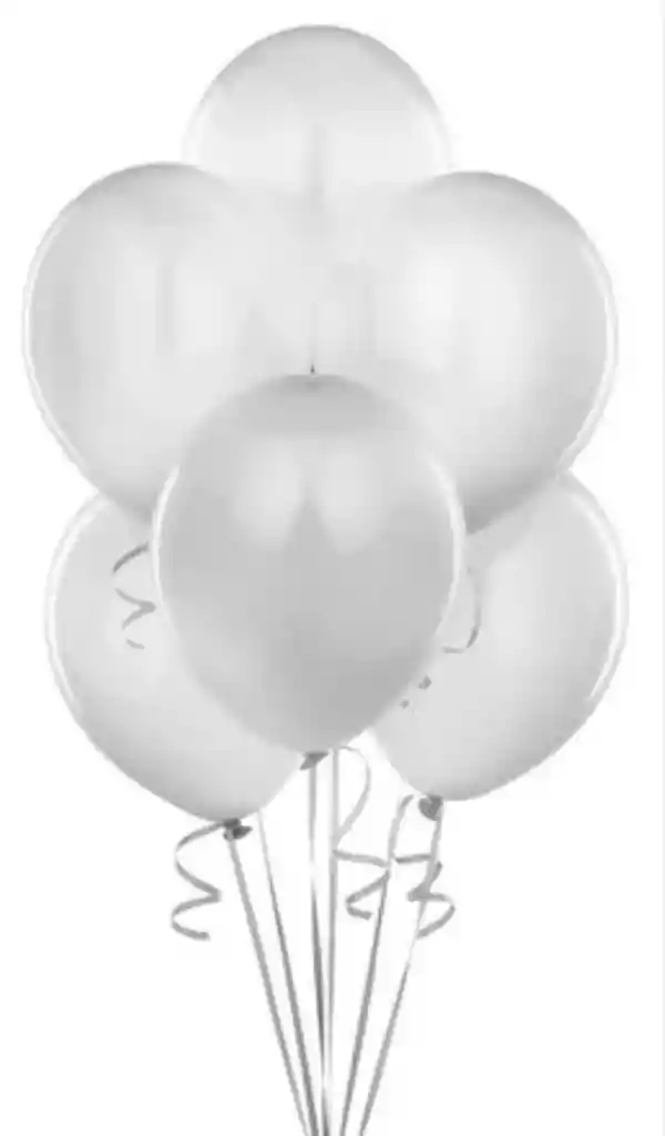 Bombas O Globos R-9 Blanca Rumatex X12 Unidades