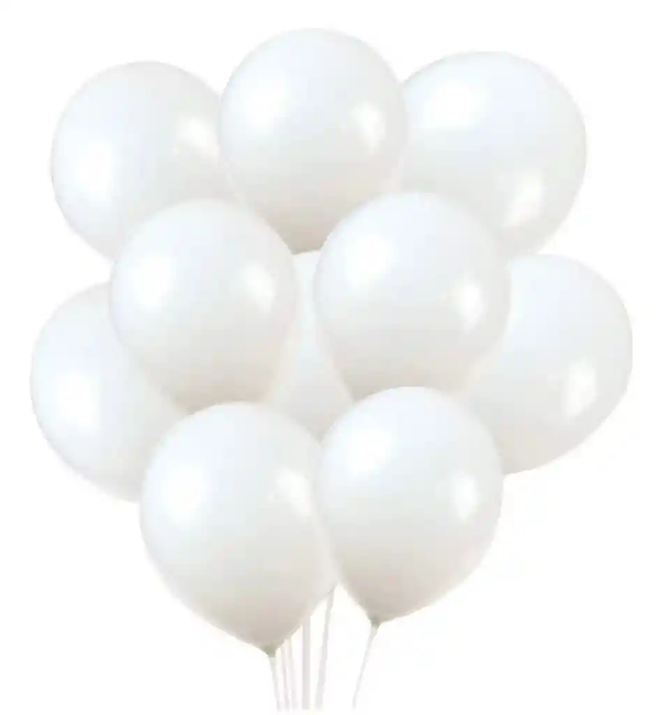 Bombas O Globos R-9 Blanca Rumatex X12 Unidades