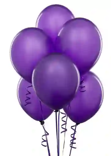 Bombas O Globos R-9 Morada Rumatex X12 Unidades