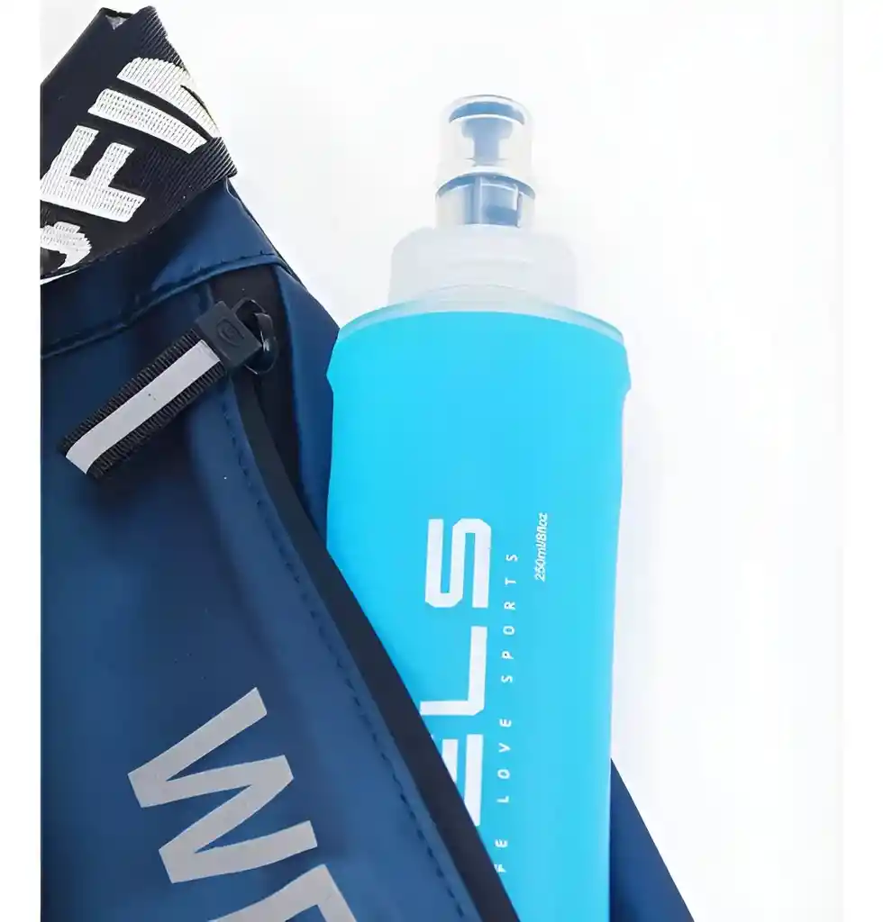 Termo Running Plegable 500ml Libre Bpa Padel Correr Gimnasio