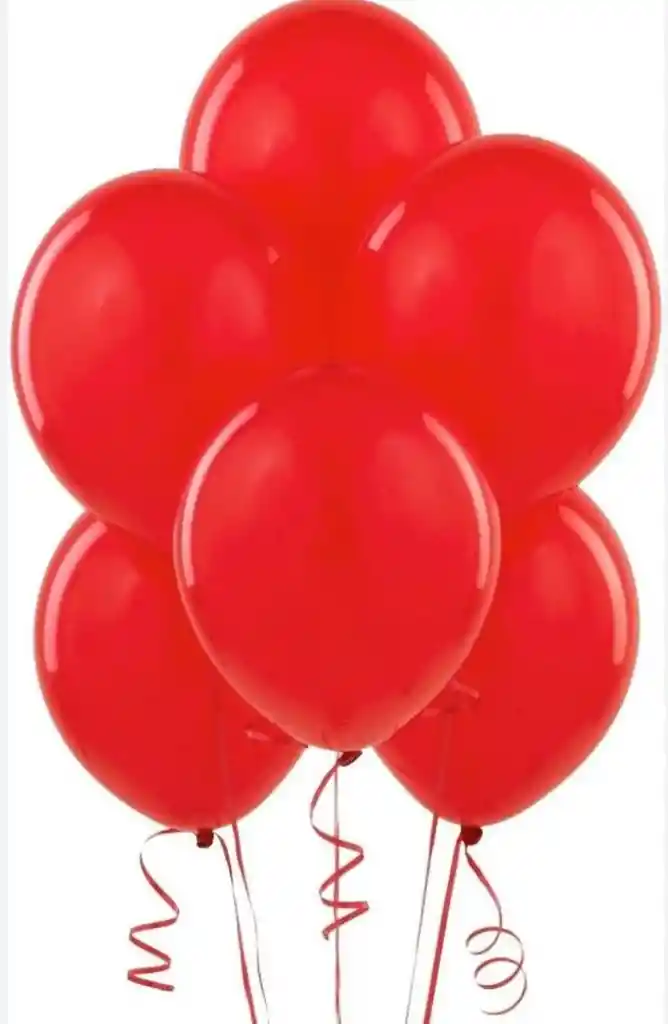 Bombas O Globos R-9 Rojo Rumatex X12 Unidades