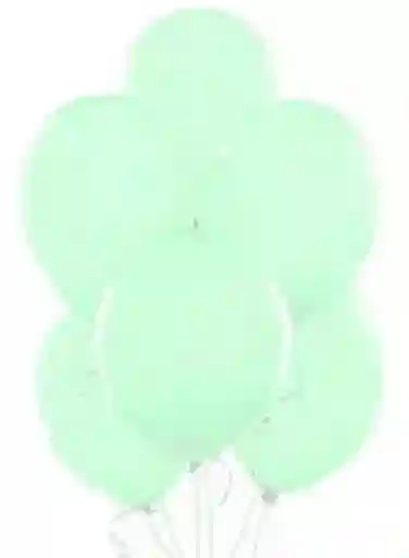 Bombas O Globos R-9 Verde Menta Rumatex X12 Unidades