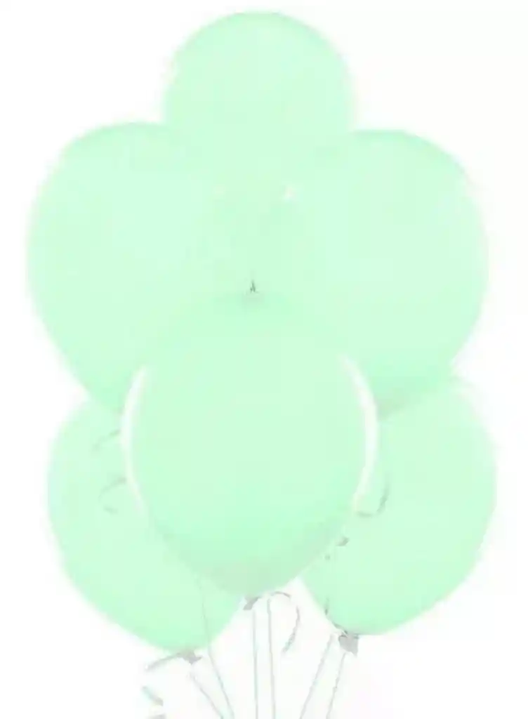 Bombas O Globos R-9 Verde Menta Rumatex X12 Unidades