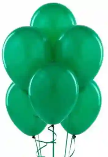 Bombas O Globos R-9 Verde Oscuro Rumatex X12 Unidades