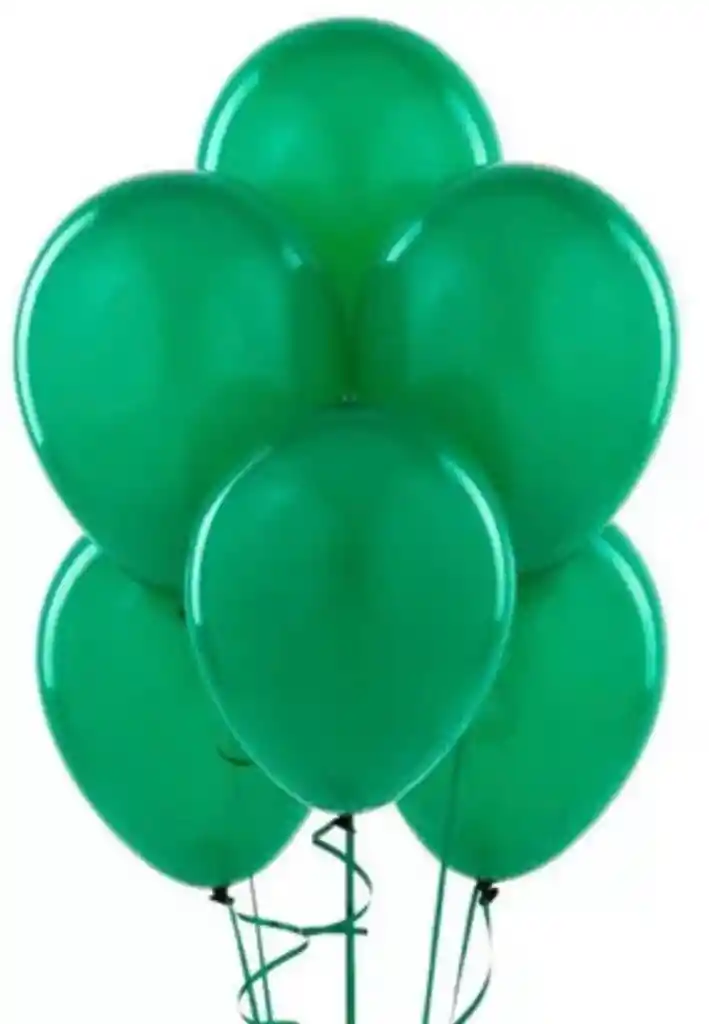 Bombas O Globos R-9 Verde Oscuro Rumatex X12 Unidades