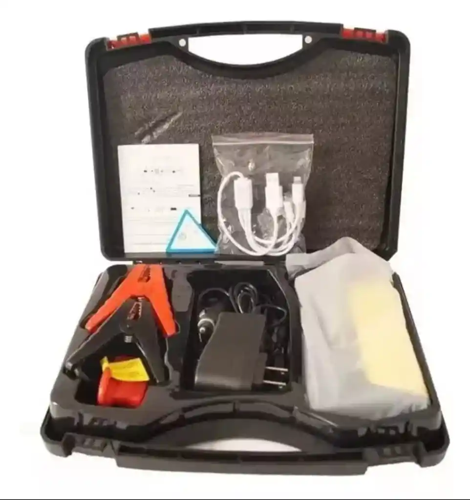 Batería Repuesto Emergencia Iniciador Auto Moto + Estuche