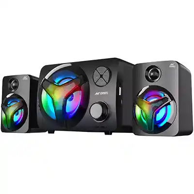 Equipo De Sonido 2.1 Mikuso Sx-f10 Bluetooth (sonido Envolvente + Iluminación Rgb Cambiante)