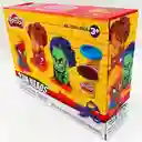 Frasco Play-doh Plastilinas Caja Avengers Hulk Spiderman