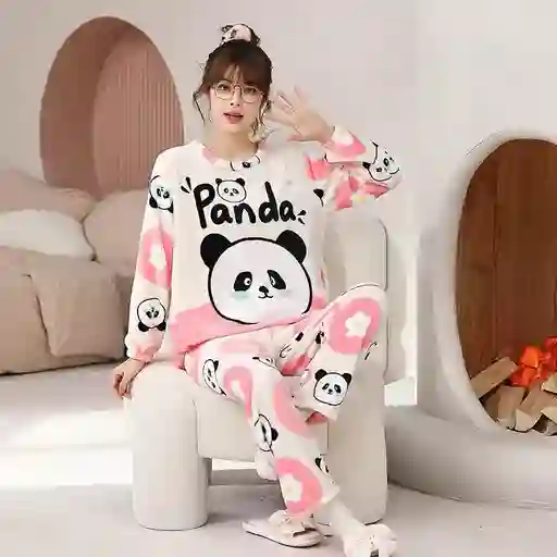 Pijama Térmica Oso Panda Talla Única Adulto