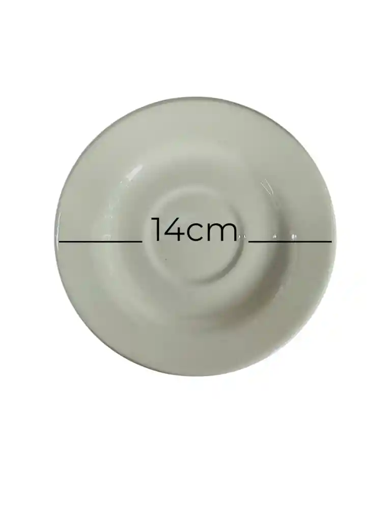Plato Te Tintero Corona 14.8cm Nevada