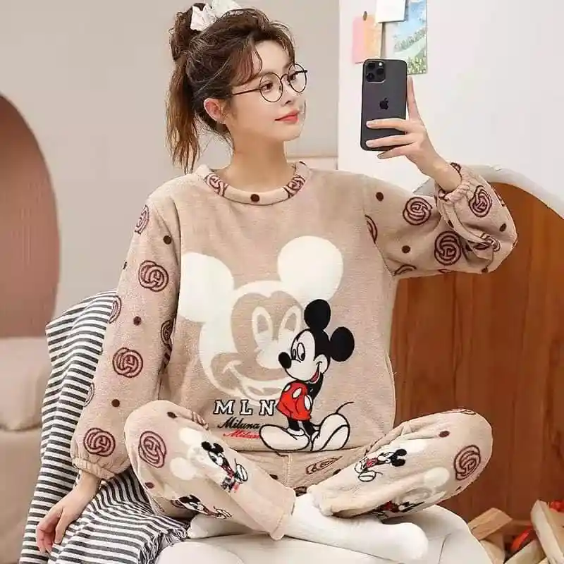 Pijama Térmica Mickey Talla Única Adulto