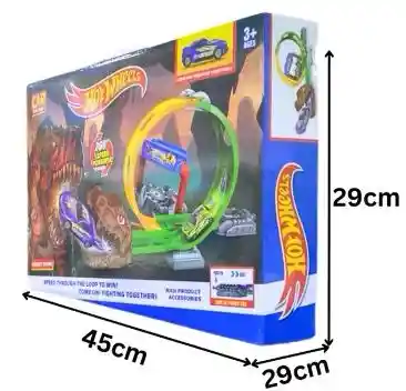 Pista Carro Hot Wheels Dinosaurio