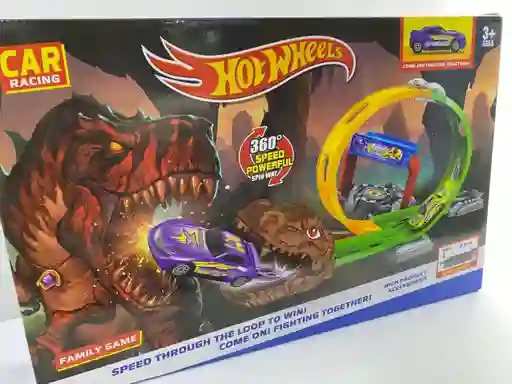 Pista Carro Hot Wheels Dinosaurio