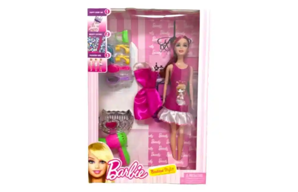 Muñeca Moda Accesorios Frutas O Ropa Juguete Interactivo Niña