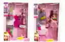 Muñeca Moda Accesorios Frutas O Ropa Juguete Interactivo Niña