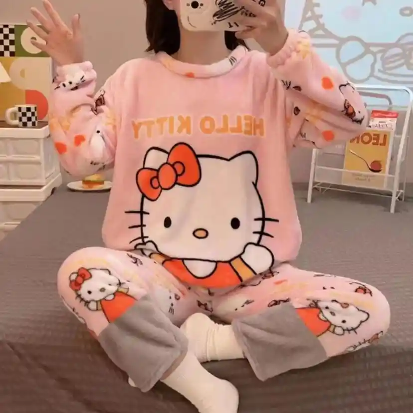 Pijama Térmica Hello Kitty Talla Única Adulto