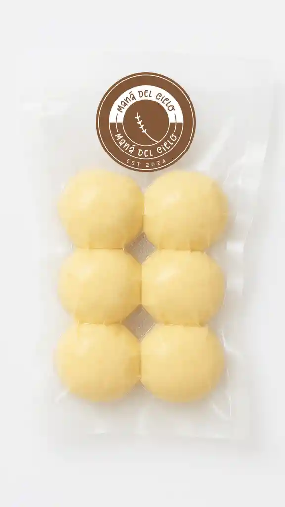 Pandebono Tradicional Con Queso X6 Und