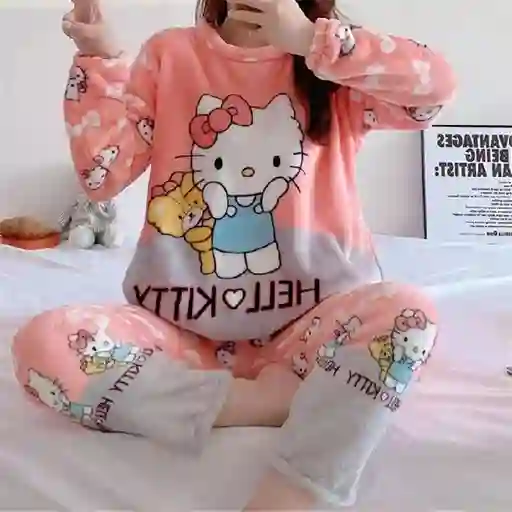 Pijama Térmica Hello Kitty Talla Única Adulto