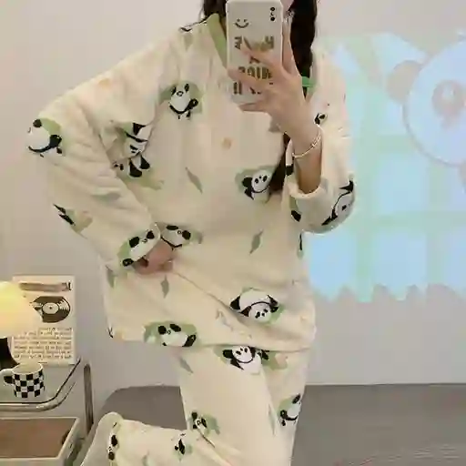 Pijama Térmica Panda Talla Única Adulto