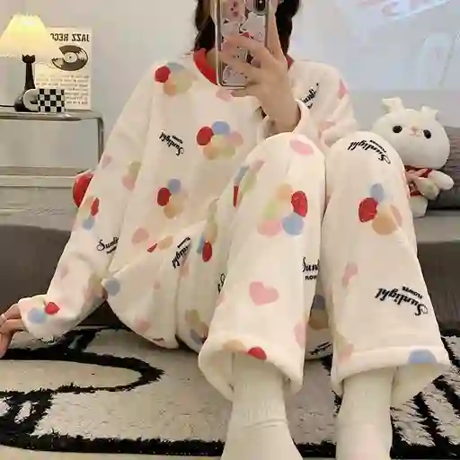 Pijama Térmica Flor Talla Única Adulto