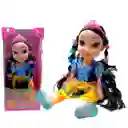 Muñeca Princesa Musical Cabello Negro