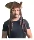Sombrero Peluca Pirata Con Rastas Cosplay Disfraz