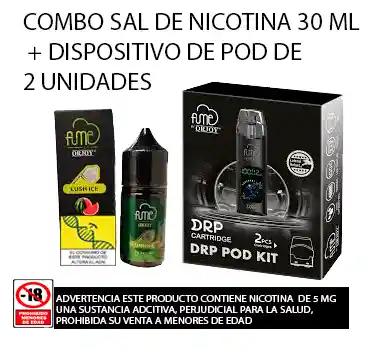 Fume Drp+ Sal De Nicotina De 30 Ml Lush Ice