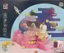 Juego De Mesa Pinball Shoot Para 20 Pzs Canicas Niños-pink