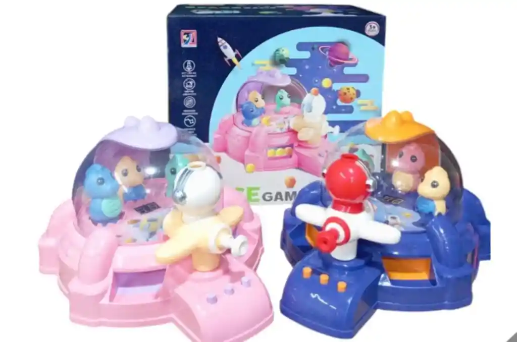 Juego De Mesa Pinball Shoot Para 20 Pzs Canicas Niños-pink