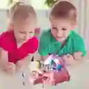 Juego De Mesa Pinball Shoot Para 20 Pzs Canicas Niños-pink