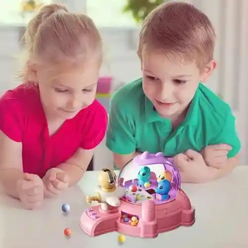 Juego De Mesa Pinball Shoot Para 20 Pzs Canicas Niños-pink