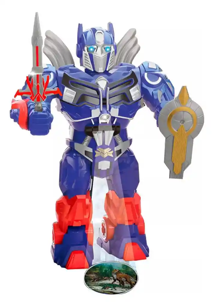 Juguete Robot Transformers Optimus Con Sonido