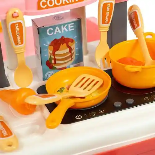 Cocinita Infantil 3 En 1 Maleta Mobile Kitchen