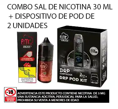Fume Drp+sal De Nicotina 30 Ml Strawberry Watermelon