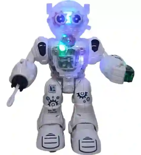 Robot Con Luz Y Sonido Movimiento Engranajes