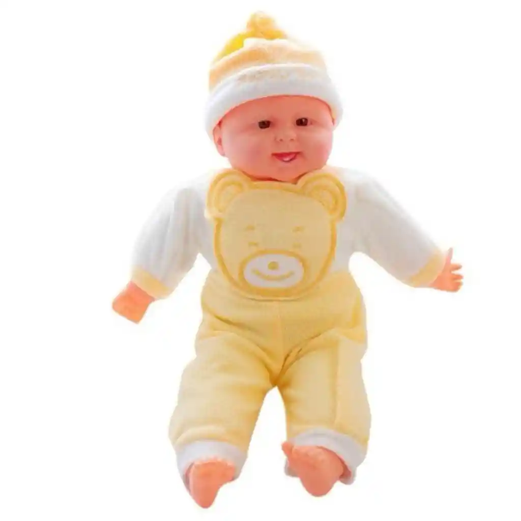 Bebe De Juguete Con Gorrito Llorón 40cm