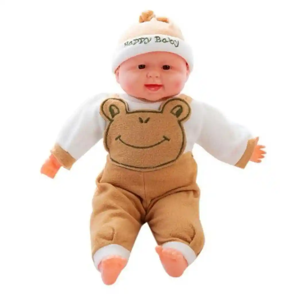 Bebe De Juguete Con Gorrito Llorón 40cm