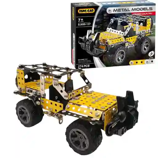 Carro Armable Metalico 274 Piezas