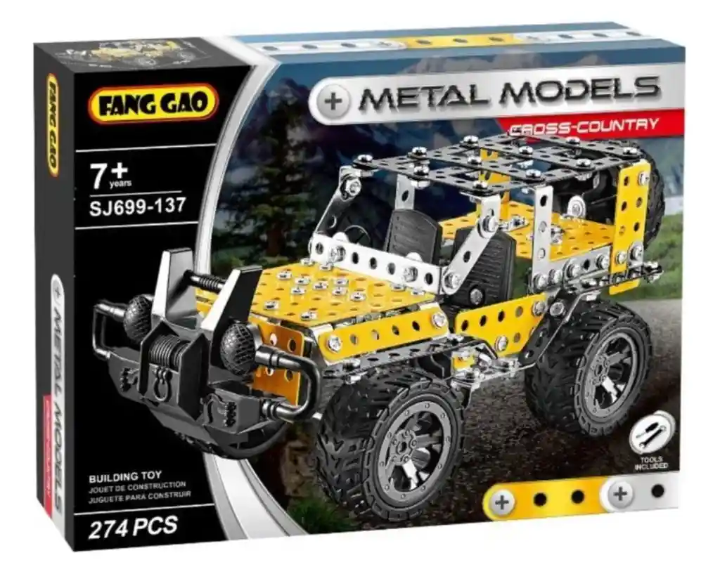 Carro Armable Metalico 274 Piezas