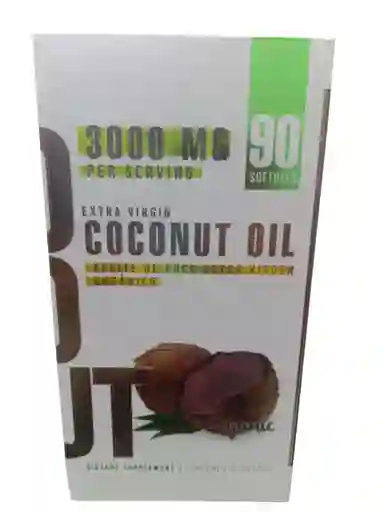 Coconut Oil 3000 Mg X 90 Softgels Healthy America