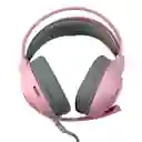 Audífonos Diadema Gaming Rgb Jertech Hg01 Scout Rosado