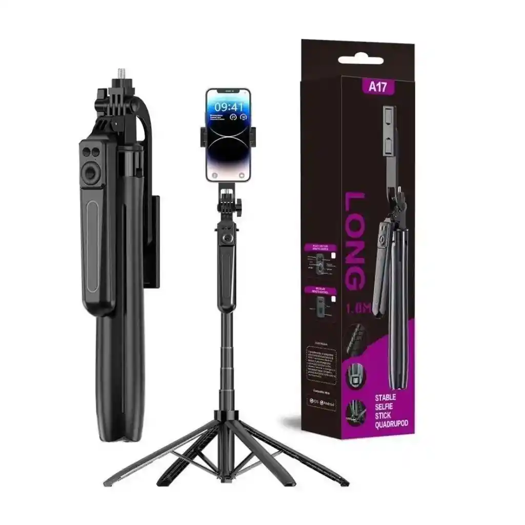 180cm, Trípode Y Palo Selfie + Control Bluetooth Profesional