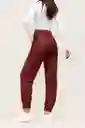 Jogger Cuerina Cintura Elastica