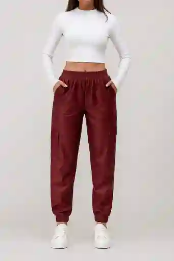 Jogger Cuerina Cintura Elastica