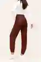 Jogger Cuerina Cintura Elastica