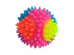 Regalo Juguete Pelota Arcoiris Con Puas