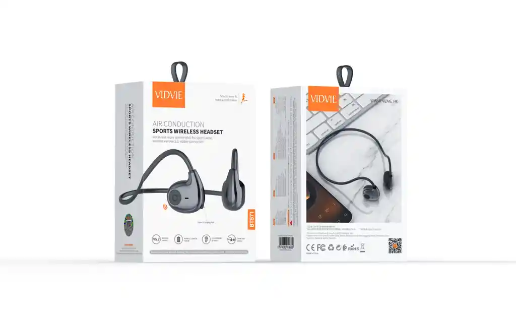 Auriculares Bluetooth Vidvie 5.2 – Uso Deportivo Y Cómodo