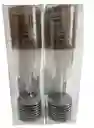Copa Vino Rumba Borde Plateado